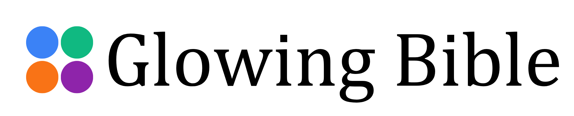 Glowing Bible logo